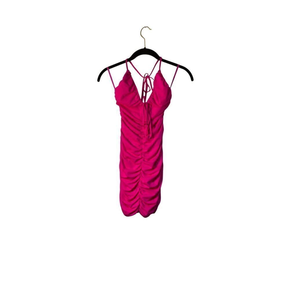 Tiger Mist women’s pink halter style body con roost, dress size/XS